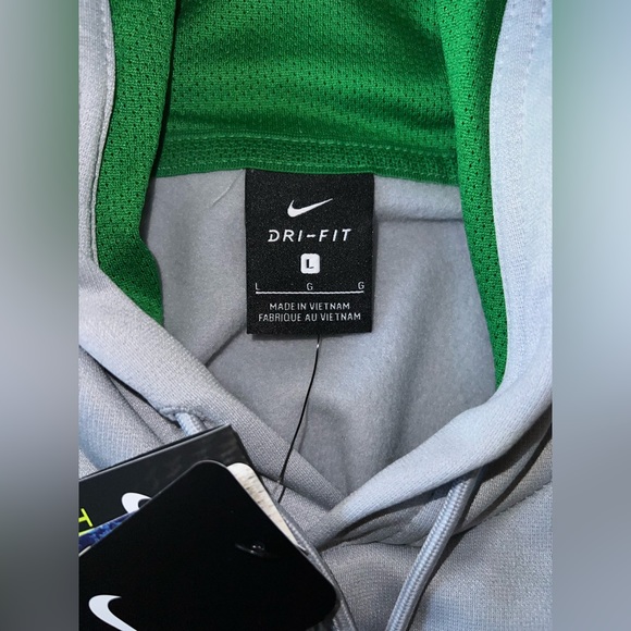 Nike Oregon Ducks Therma Dri-Fit Performance Hoodie Pullover Mens L Gray NWT - Picture 4 of 6